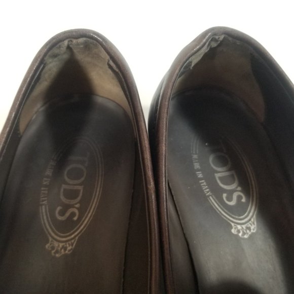 Tod\'s Men Slip On Moc Toe Penny Loafers Size 7.5 main image 11